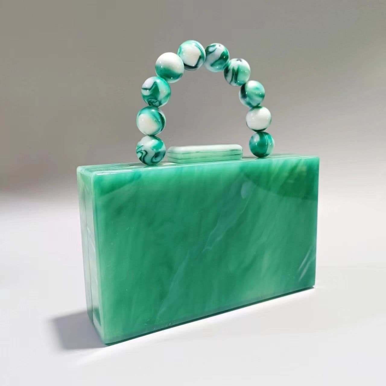 image-Women's Fashion Pearlescent Acrylic Evening Bag