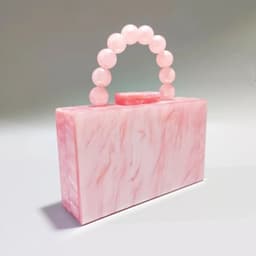 image-Women's Fashion Pearlescent Acrylic Evening Bag