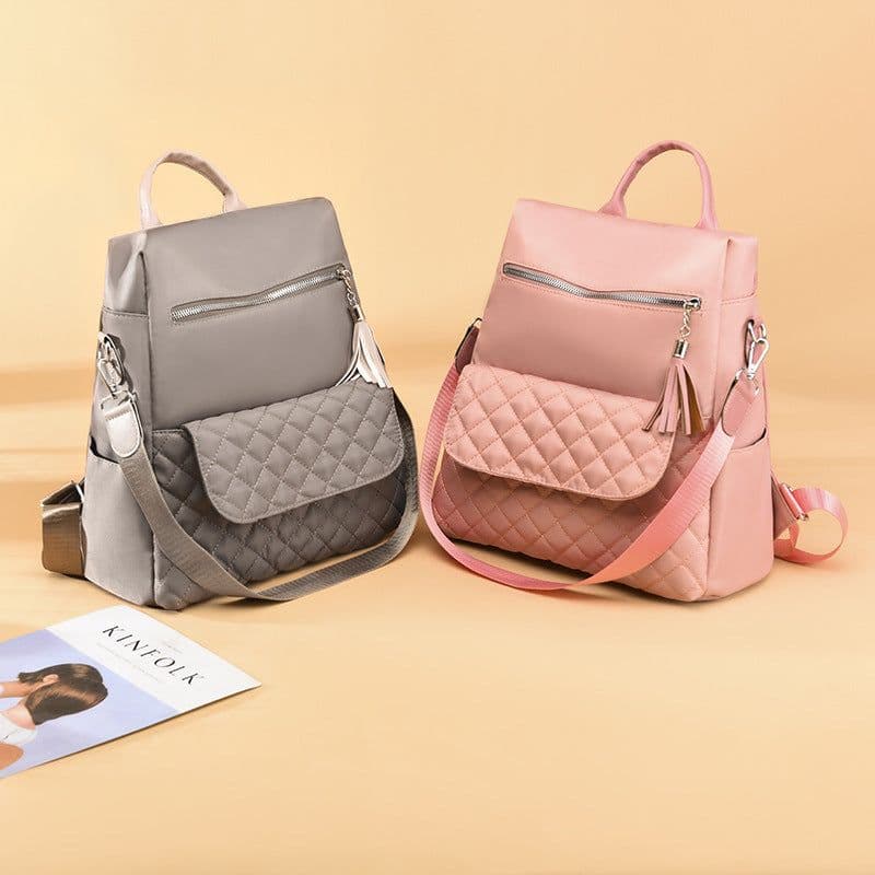 image-Women's Fashionable Oxford Cloth Travel & Outdoor Backpack