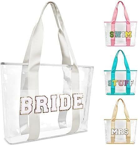 image-Transparent PVC Letters Wash Bag Good-looking Large Capacity