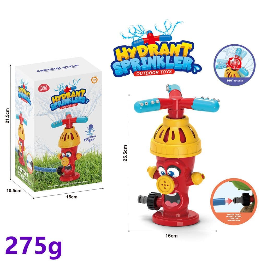 image-Sprinkler Outdoor Water Spray Toy Garden Water Toys Summer Yard Cartoon Splash Sprinkler Baby Bath Toy For Kids