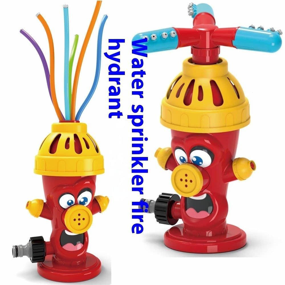image-Sprinkler Outdoor Water Spray Toy Garden Water Toys Summer Yard Cartoon Splash Sprinkler Baby Bath Toy For Kids