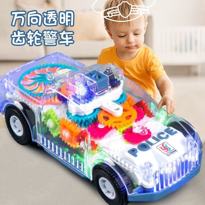 image-Children's Toy Transparent Body Simulation Siren Sound Children's Electric Toy
