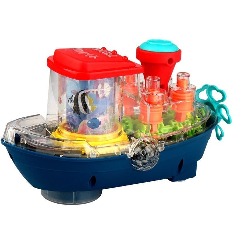 image-Children's Toy Transparent Body Simulation Siren Sound Children's Electric Toy