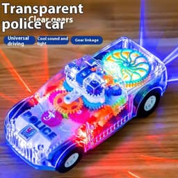 image-Children's Toy Transparent Body Simulation Siren Sound Children's Electric Toy
