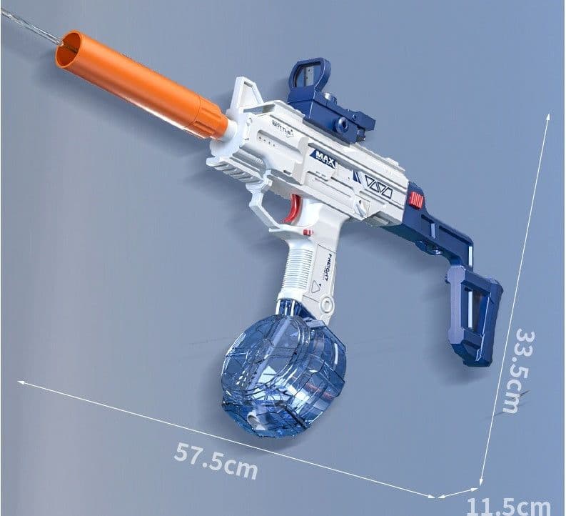 image-Children Automatic UZI Electric Backpack Water Submachine Gun Fights Summer Toy Water Guns Outdoor Beach Swimming Pool Toys