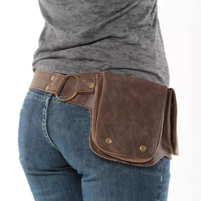 image-New Punk Locomotive Style Medieval Renaissance COSPLAY Waist Bag
