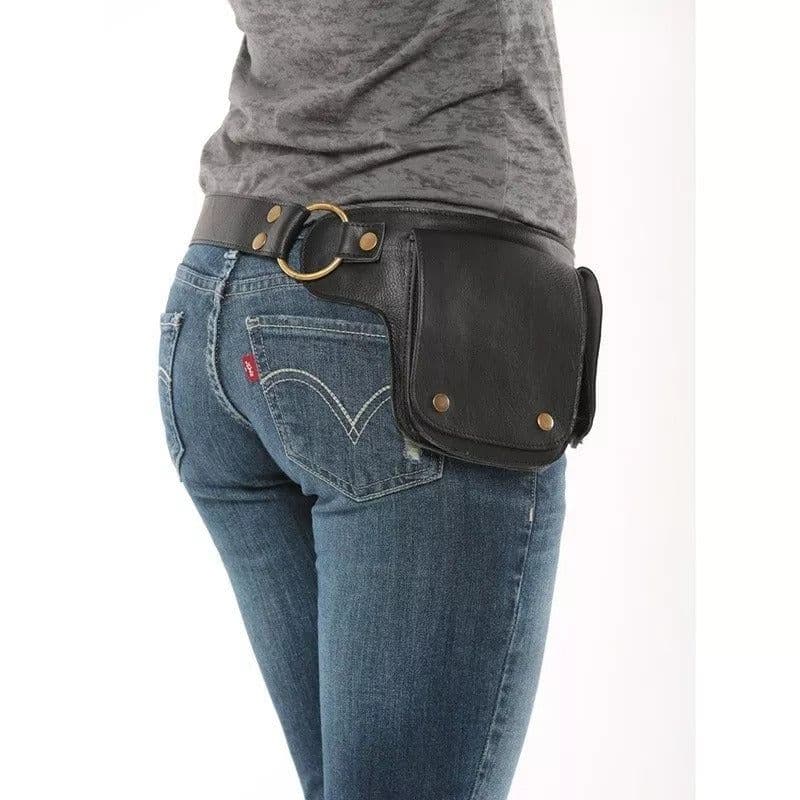 image-New Punk Locomotive Style Medieval Renaissance COSPLAY Waist Bag