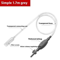 image-Fish Tank Water-absorbing Machine Siphon Tube Manual Water Exchange Suction Wall-hung Urinal