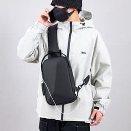 image-Large Capacity Outdoor Cycling Crossbody Bag Men