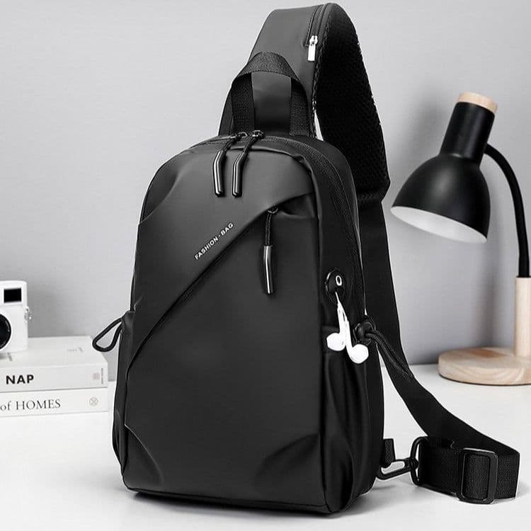 image-Sports Chest Bag Fashion Brand Men's Messenger Bag Multi-function