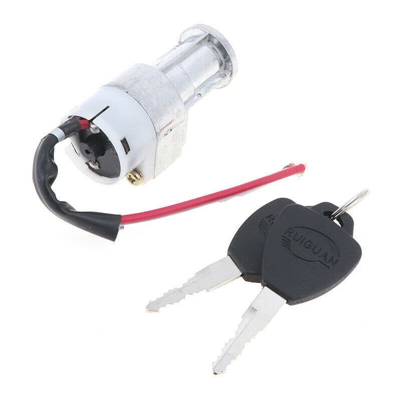 image-Silver Fish Type Electric Bicycle Lithium Battery Box Lock Qianhe Heart-shape Lock