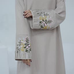 image-Dubai Middle East Turkey Dubai Flower Embroidery Series Elegant Dress