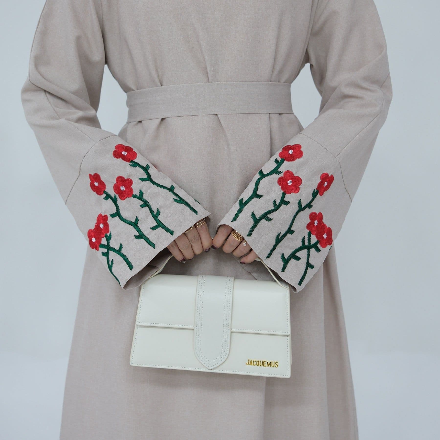 image-Dubai Middle East Turkey Dubai Flower Embroidery Series Elegant Dress