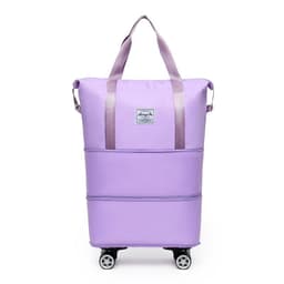image-Double-layer Extended Large Capacity Travel Bag Dry Wet Separation Lightweight Maternity Package Coverable Handle