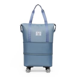 image-Double-layer Extended Large Capacity Travel Bag Dry Wet Separation Lightweight Maternity Package Coverable Handle
