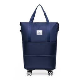 image-Double-layer Extended Large Capacity Travel Bag Dry Wet Separation Lightweight Maternity Package Coverable Handle