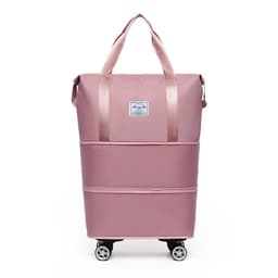 image-Double-layer Extended Large Capacity Travel Bag Dry Wet Separation Lightweight Maternity Package Coverable Handle