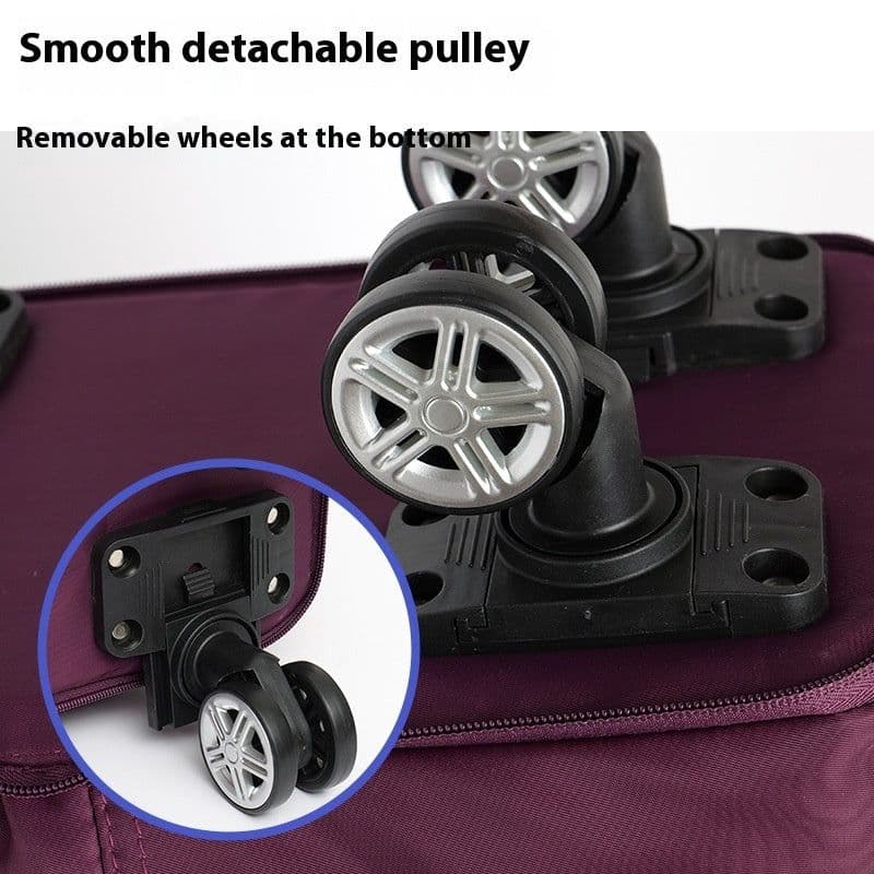 image-Double-layer Extended Large Capacity Travel Bag Dry Wet Separation Lightweight Maternity Package Coverable Handle