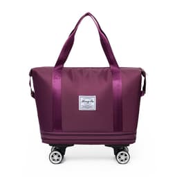 image-Double-layer Extended Large Capacity Travel Bag Dry Wet Separation Lightweight Maternity Package Coverable Handle