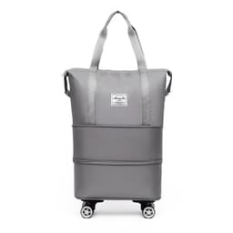 image-Double-layer Extended Large Capacity Travel Bag Dry Wet Separation Lightweight Maternity Package Coverable Handle