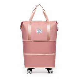 image-Double-layer Extended Large Capacity Travel Bag Dry Wet Separation Lightweight Maternity Package Coverable Handle