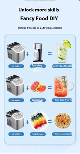 image-Home Ice Machine Small Ice Maker