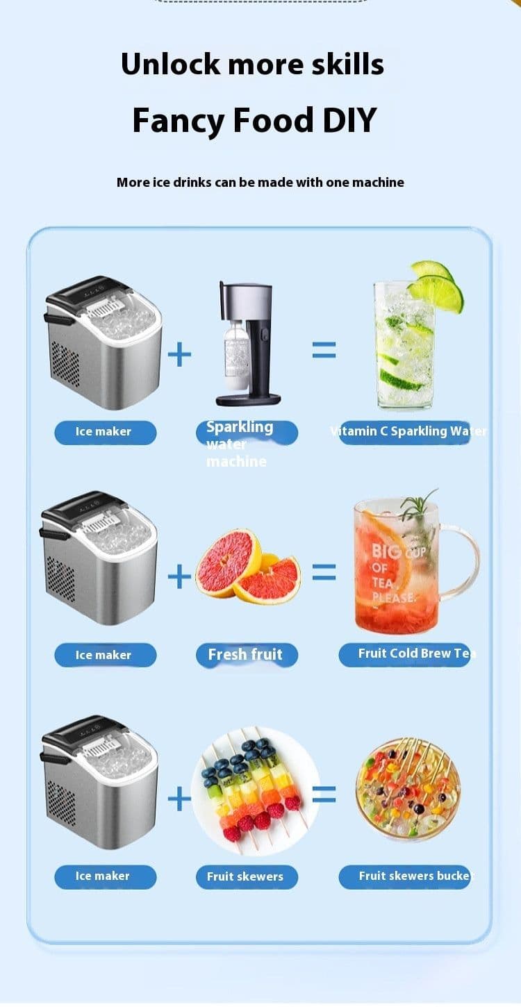 image-Home Ice Machine Small Ice Maker