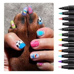 image-Beauty Paint Pen Graffiti Hook Line Three-in-one Soft Head Nail Brush