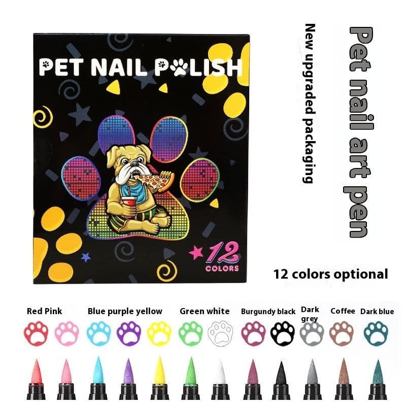 image-Beauty Paint Pen Graffiti Hook Line Three-in-one Soft Head Nail Brush