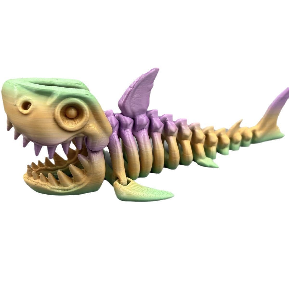 image-3D Printing Shark Whole Body Movable Joint Creative Toy Decoration