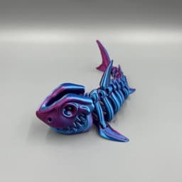 image-3D Printing Shark Whole Body Movable Joint Creative Toy Decoration