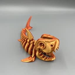 image-3D Printing Shark Whole Body Movable Joint Creative Toy Decoration