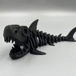 image-3D Printing Shark Whole Body Movable Joint Creative Toy Decoration