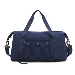 image-Korean Style Simple Large Capacity Denim Underarm Tote Bag