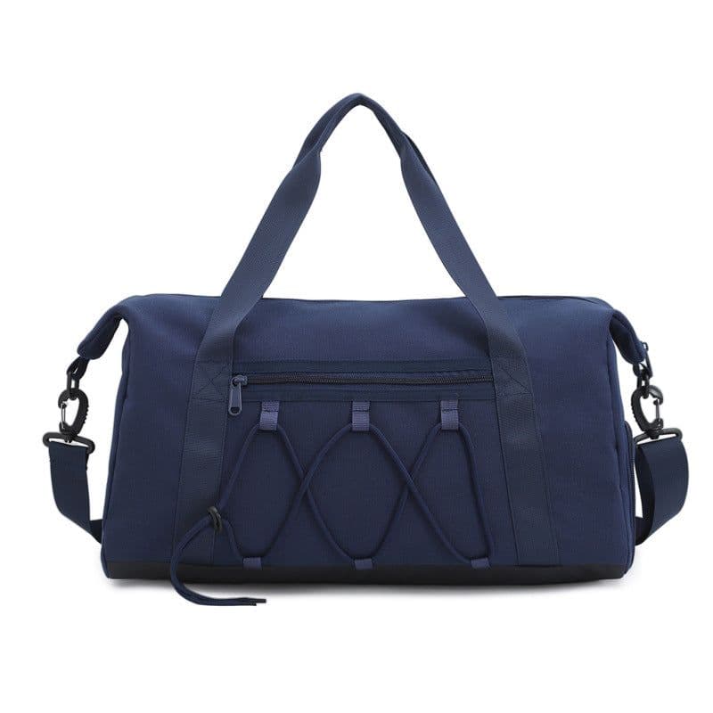 image-Korean Style Simple Large Capacity Denim Underarm Tote Bag