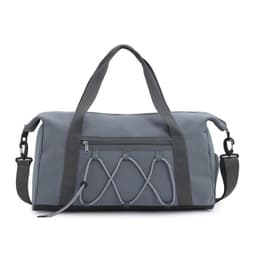 image-Korean Style Simple Large Capacity Denim Underarm Tote Bag