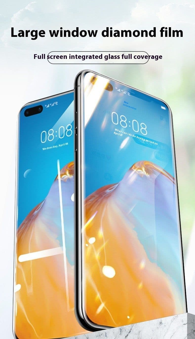 image-Mobile Phone Film Real Me Electroplating HD High Aluminum Full Screen