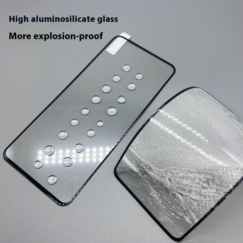 image-Mobile Phone Film Real Me Electroplating HD High Aluminum Full Screen