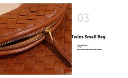 image-Crossbody Woven Bag New Premium Versatile Women's Bag