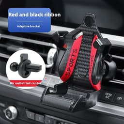 image-Racing Seat Shape Car Phone Holder Auto Air Vent Mobile Phone Clip 360 Degree Rotatable Car Cellphone Rack For Car Interior