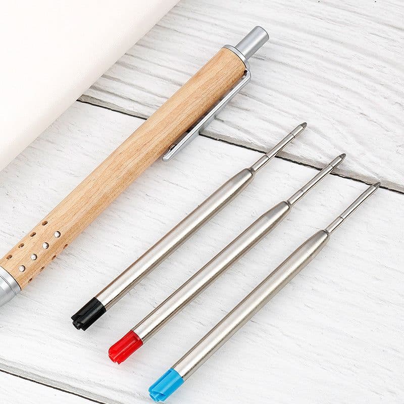 image-Metal Refill Total Length 99mm Metal Ball Point Pen Core