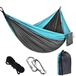image-Parachute Cloth Hammock Outdoor 210T Nylon Camping Double