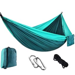 image-Parachute Cloth Hammock Outdoor 210T Nylon Camping Double