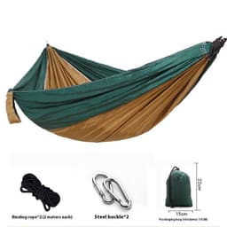 image-Parachute Cloth Hammock Outdoor 210T Nylon Camping Double