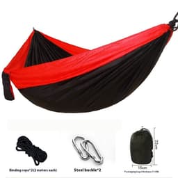 image-Parachute Cloth Hammock Outdoor 210T Nylon Camping Double