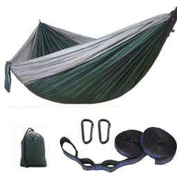 image-Parachute Cloth Hammock Outdoor 210T Nylon Camping Double