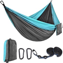 image-Parachute Cloth Hammock Outdoor 210T Nylon Camping Double