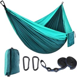 image-Parachute Cloth Hammock Outdoor 210T Nylon Camping Double