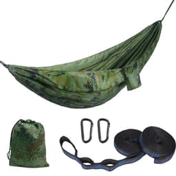 image-Parachute Cloth Hammock Outdoor 210T Nylon Camping Double